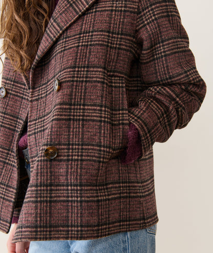 Valentina Wool Peacoat