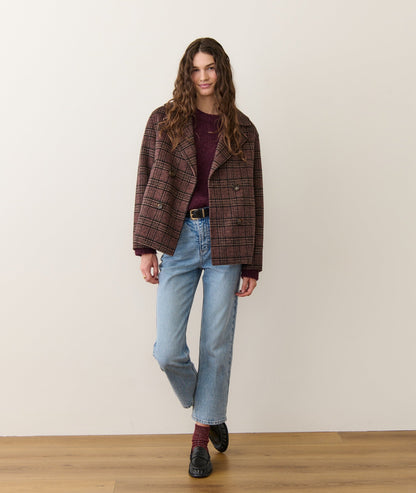 Valentina Wool Peacoat