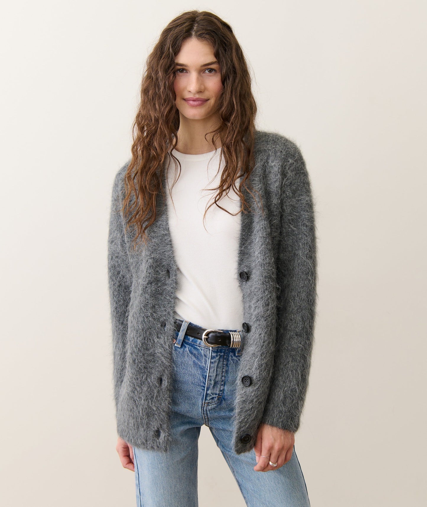 Suri Alpaca Oversized Cardigan