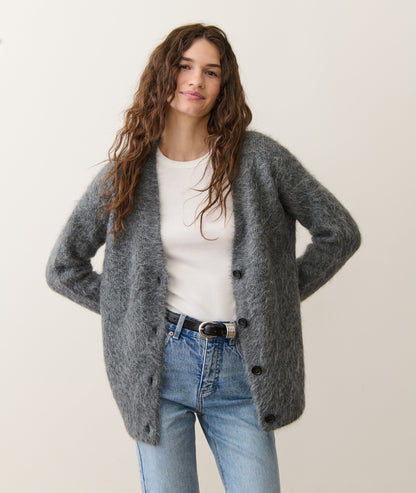 Suri Alpaca Oversized Cardigan