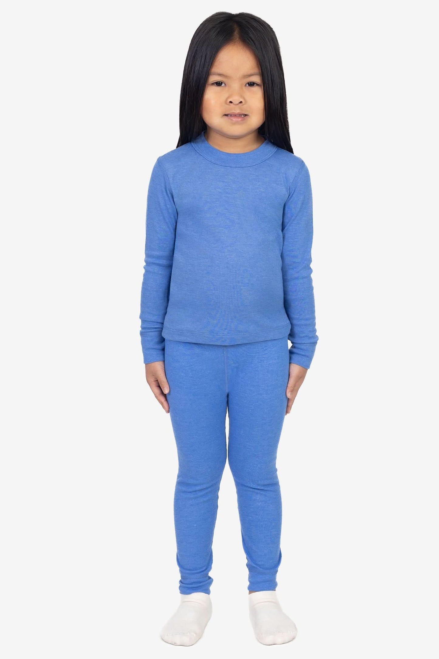 FFR107 - Kids 50/50 Long Sleeve Rib Top