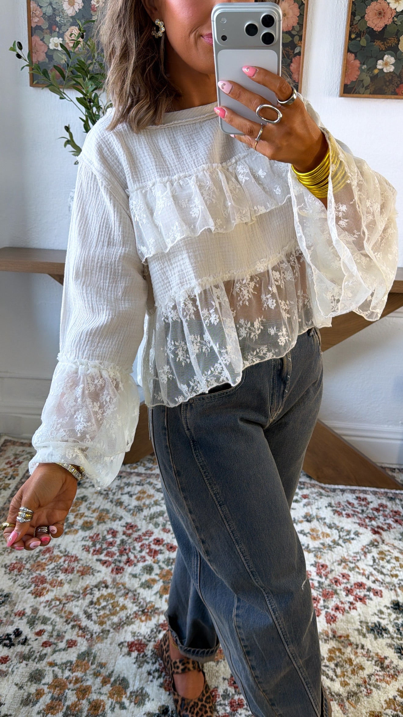 Soft Current Blouse, Natural