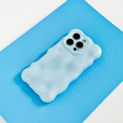 3D Bubble Phone Case - Baby Blue