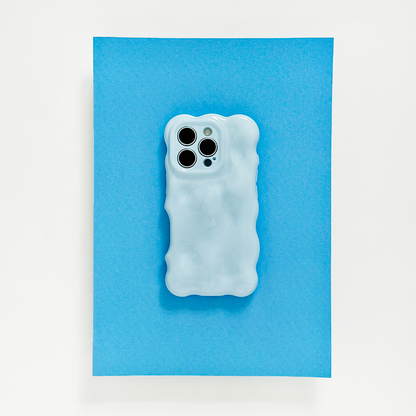 3D Bubble Phone Case - Baby Blue