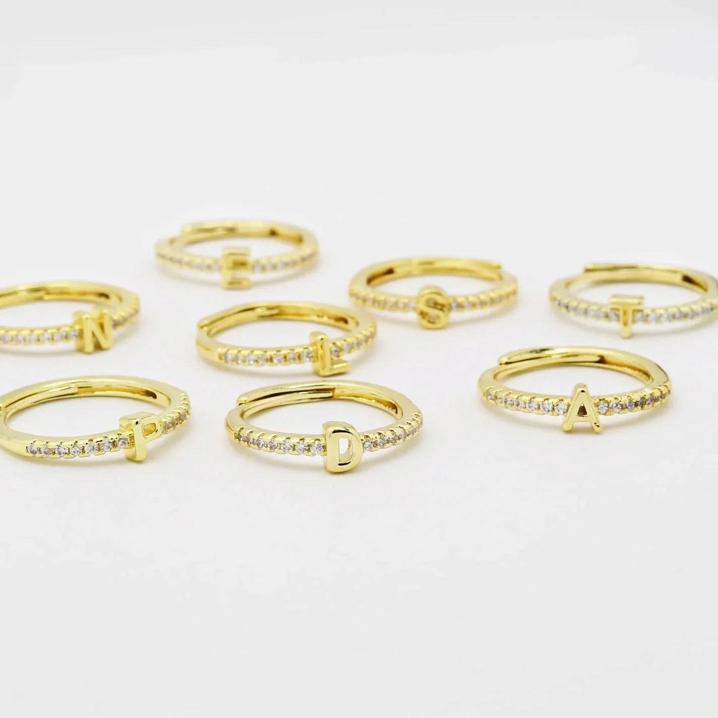 Treasure Jewels: Initials Gold Ring