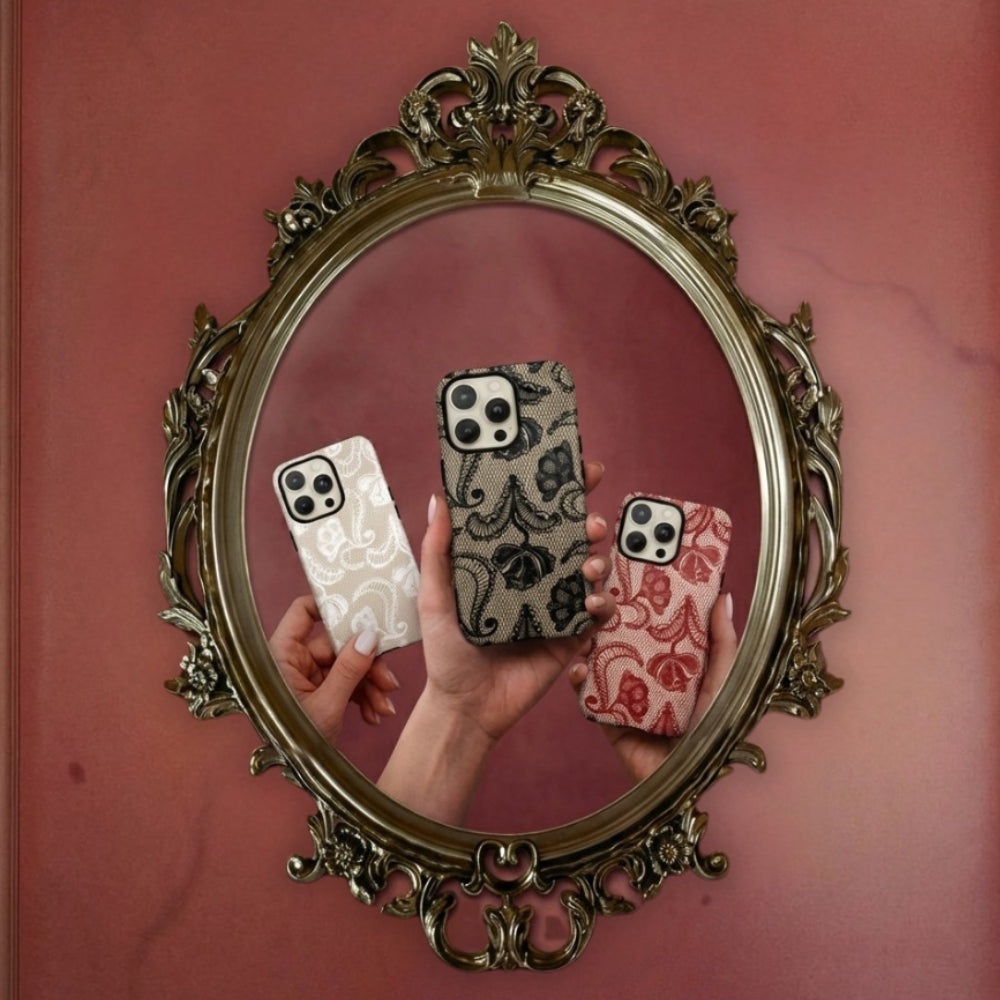 Tough Phone Case - Lace Noir