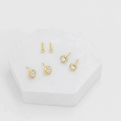 Treasure Jewels: Little Diamond Stud Set