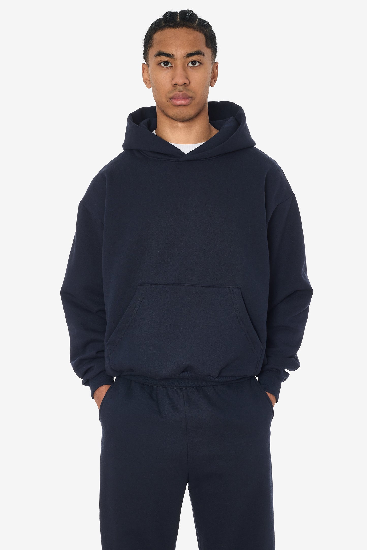 MWF1049 - 10 oz. Mid-weight Poly Cotton Fleece Wide Hoodie