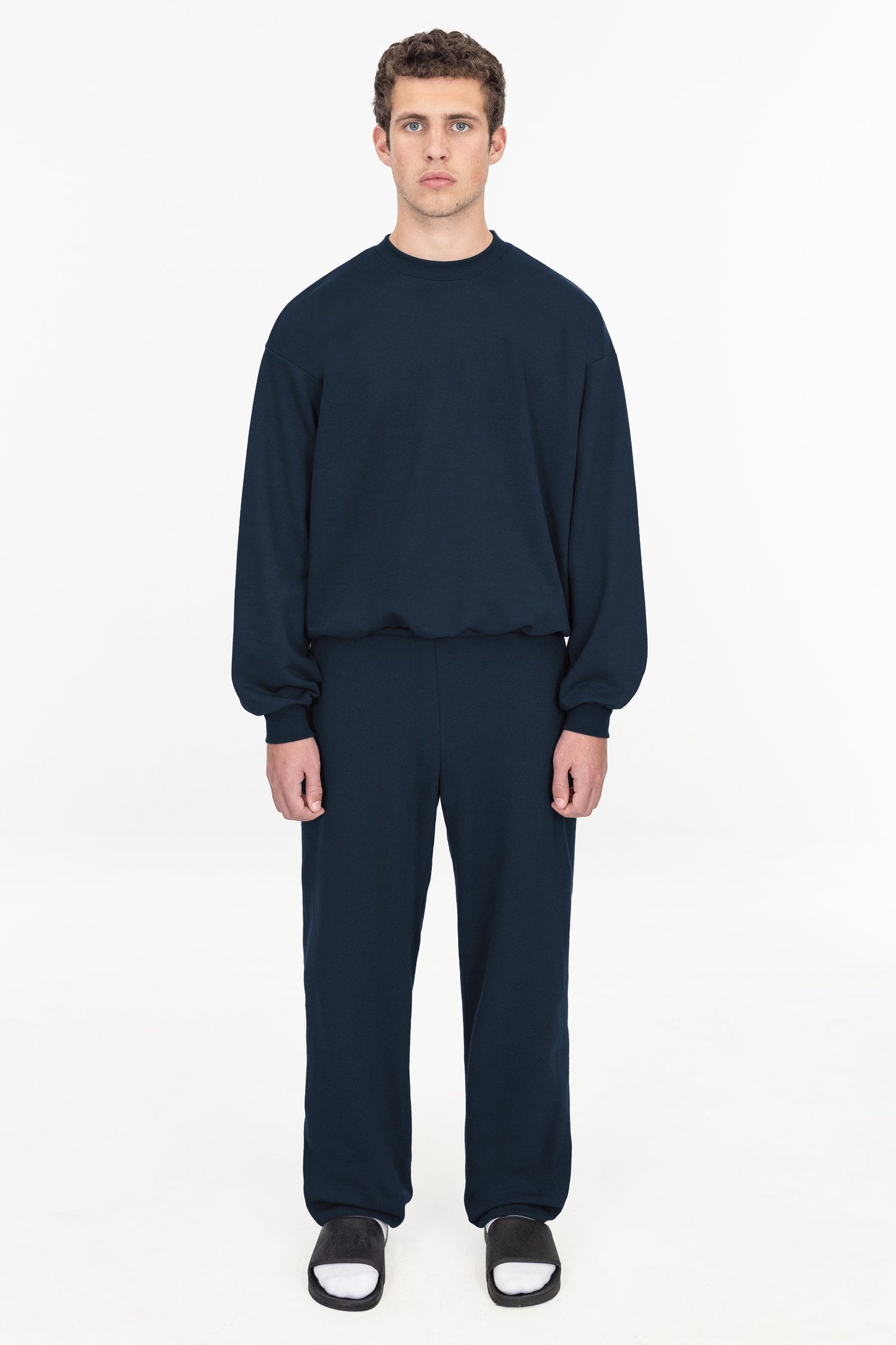 MWF1044 - 10 oz. Mid-Weight Poly Cotton Fleece Wide Sweatpant