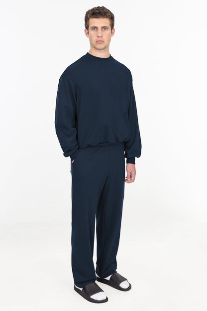 MWF1044 - 10 oz. Mid-Weight Poly Cotton Fleece Wide Sweatpant