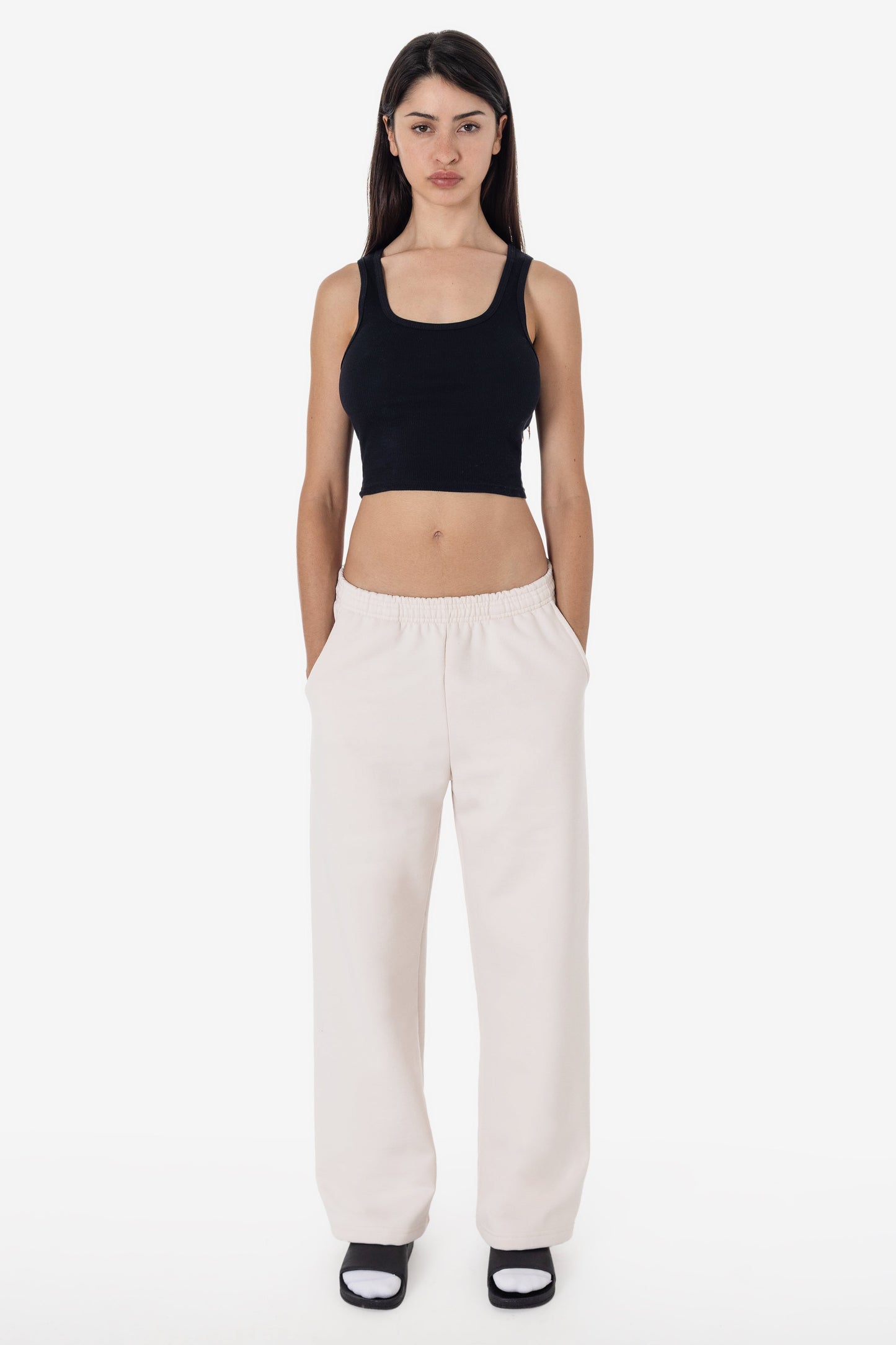 MWF1044 - 10 oz. Mid-Weight Poly Cotton Fleece Wide Sweatpant