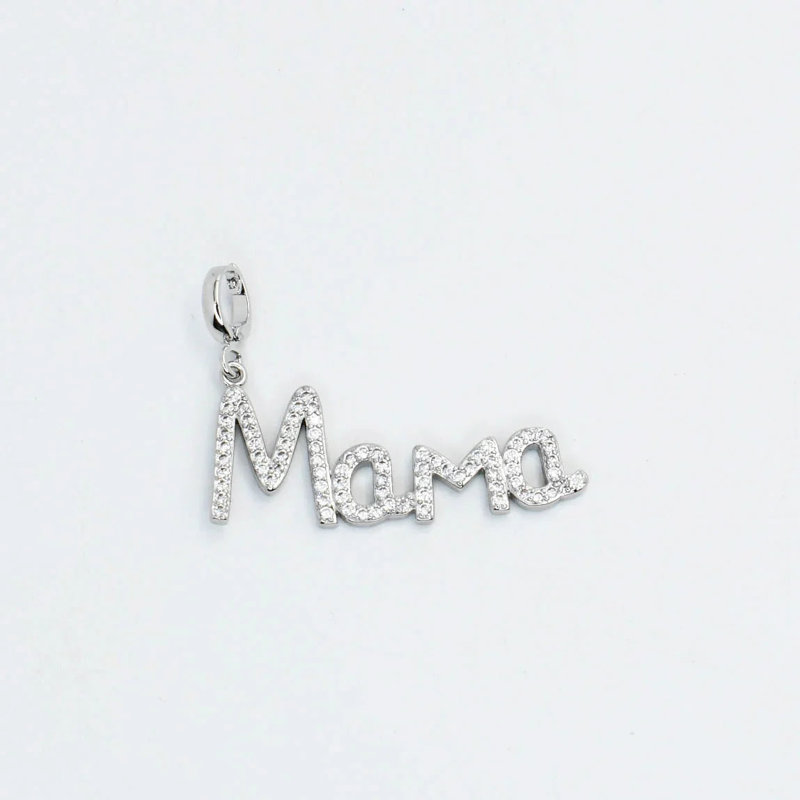 Treasure Jewels: Mama Crystal Charm Silver