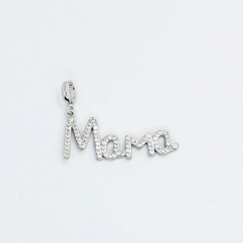 Treasure Jewels: Mama Crystal Charm Silver