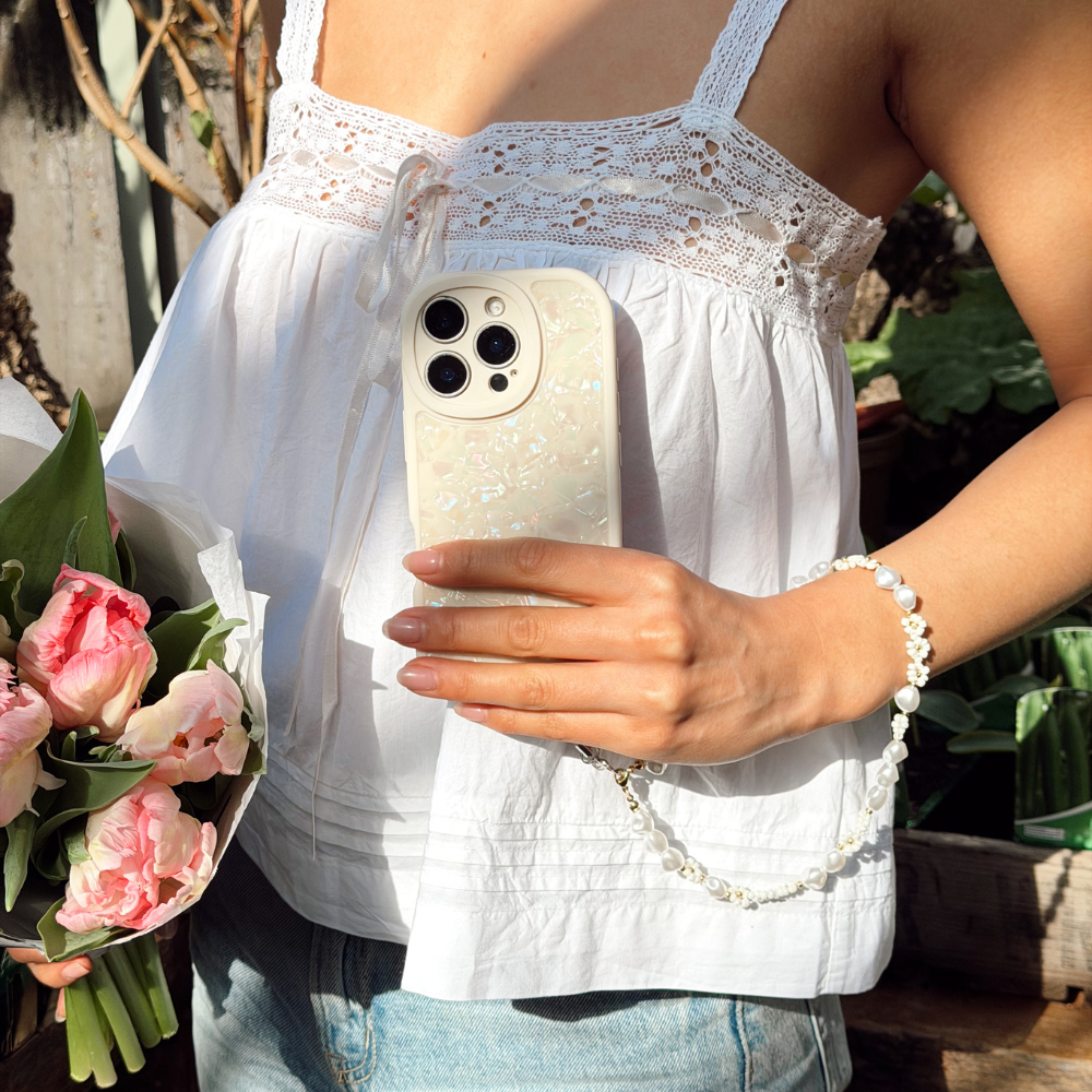 Moonstone Pearl Phone Case