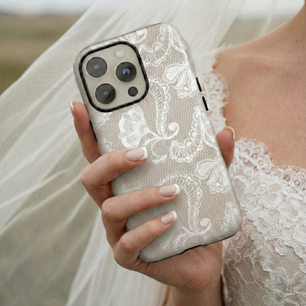 Tough Phone Case - Moonveil Lace