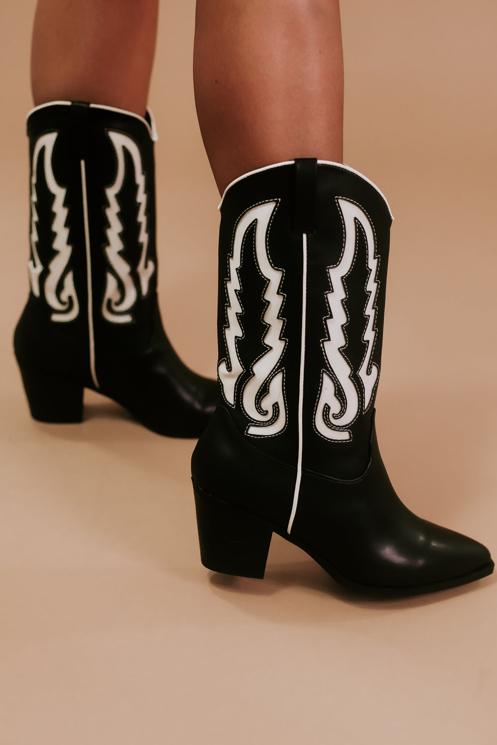 Western Revival Boot, Black