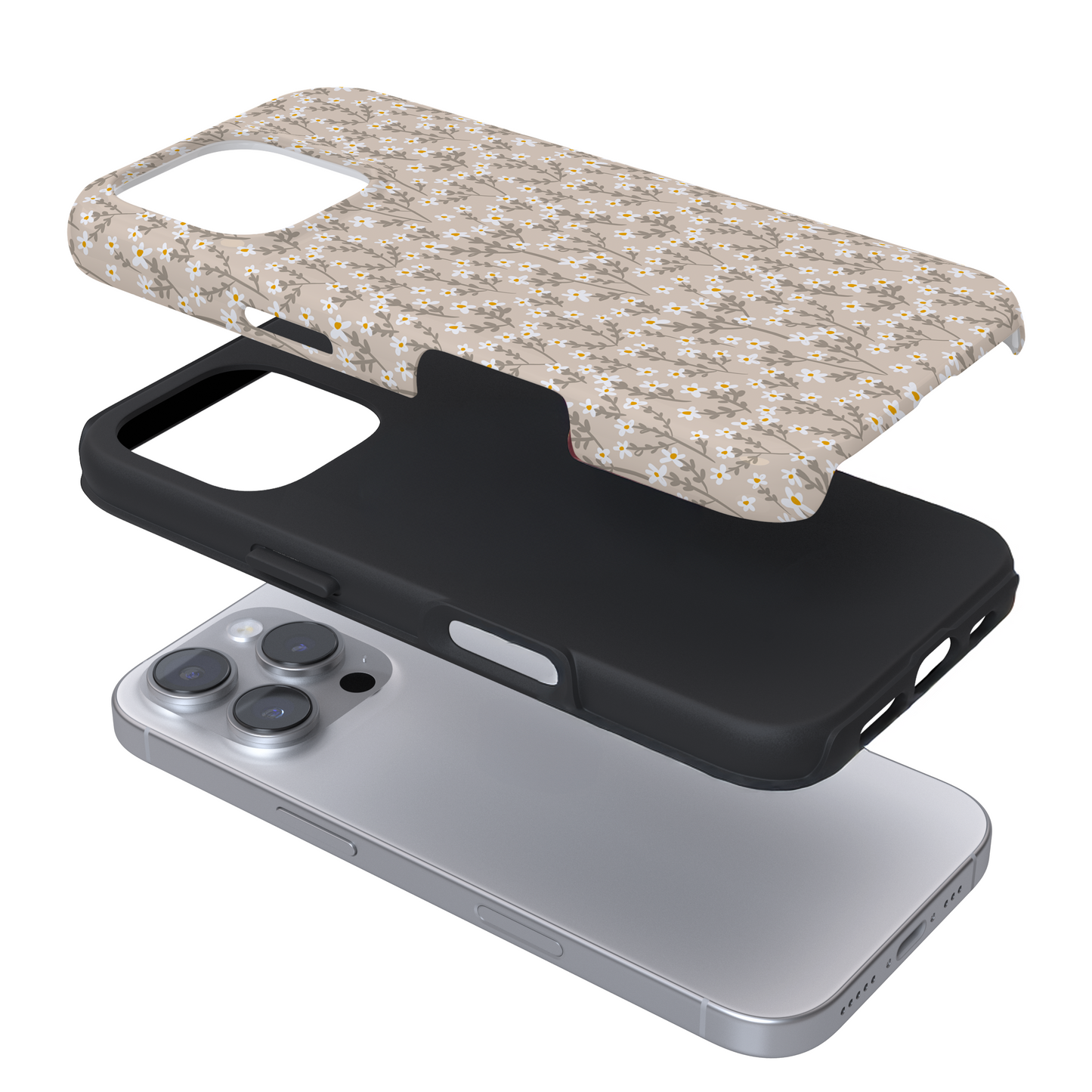 Tough Phone Case - Nude Flowers