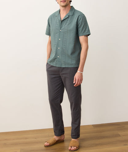 Zane Eyelet Resort Shirt