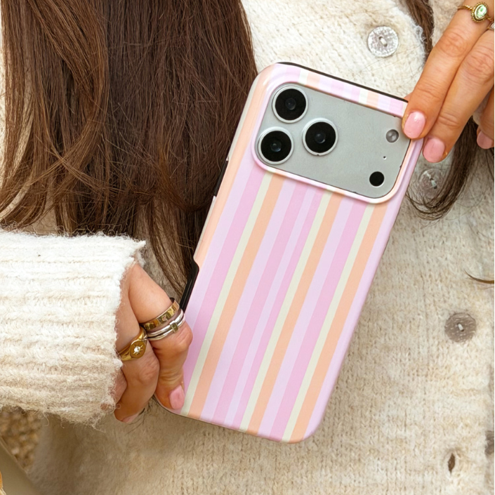 Tough Phone Case - Pastel Stripes