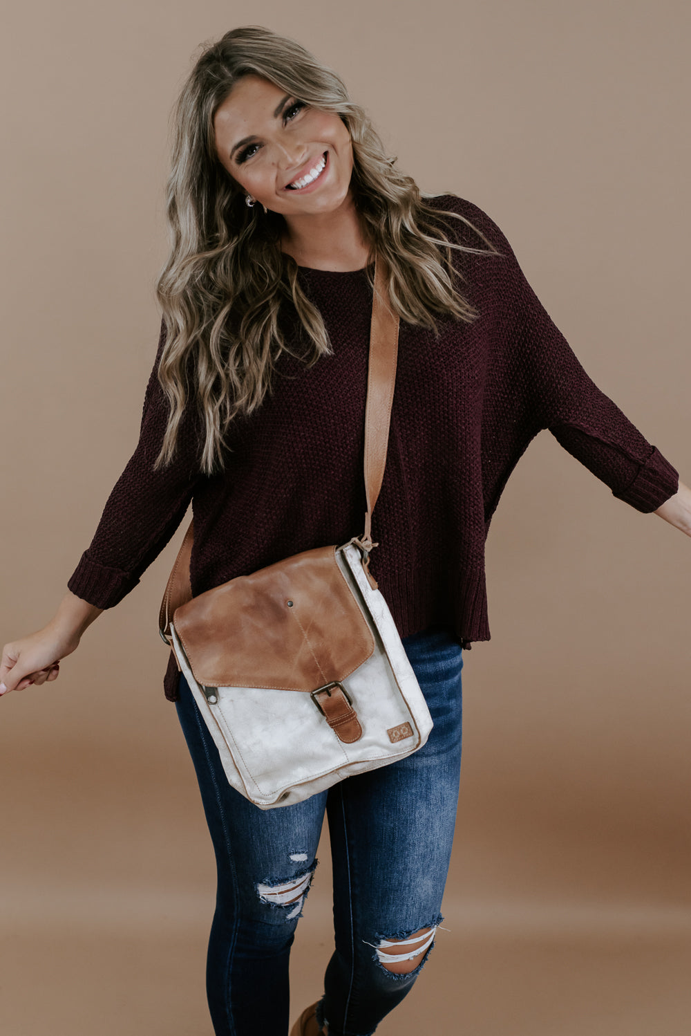 Venice Beach Crossbody, NECTAR LUX TAN RUSTIC
