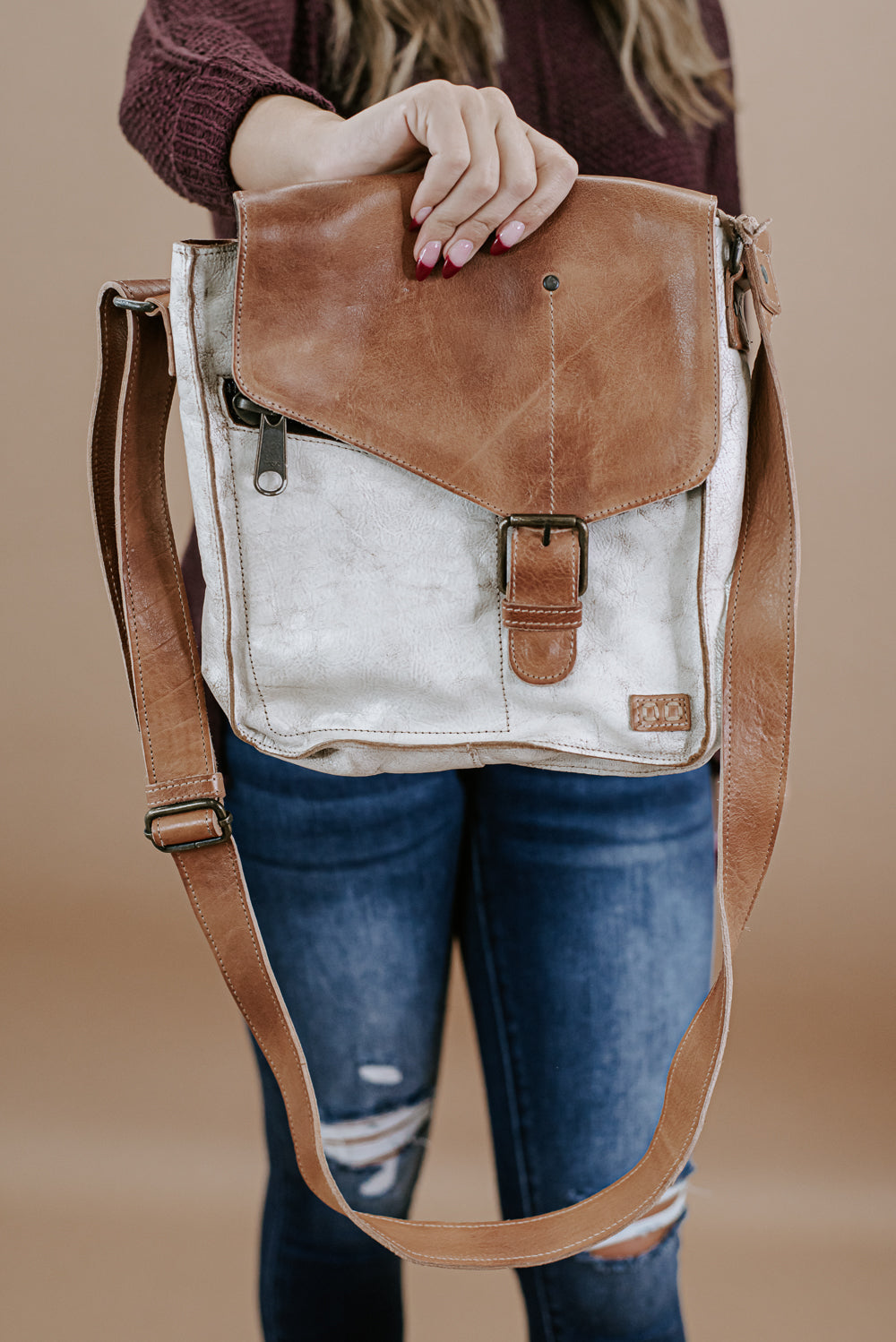 Venice Beach Crossbody, NECTAR LUX TAN RUSTIC