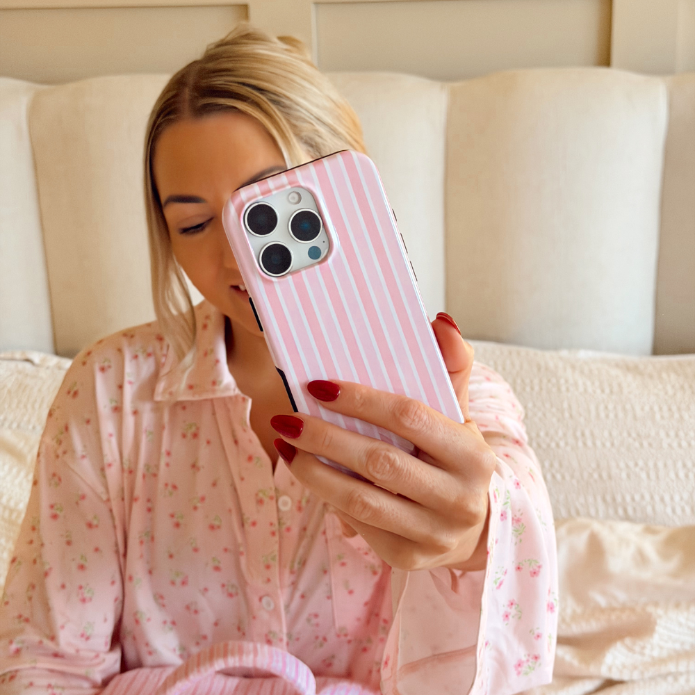 Tough Phone Case - Powder Stripes