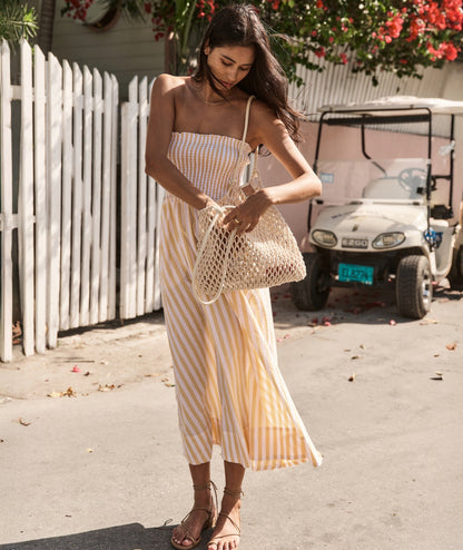 Sutton Strapless Maxi  Dress
