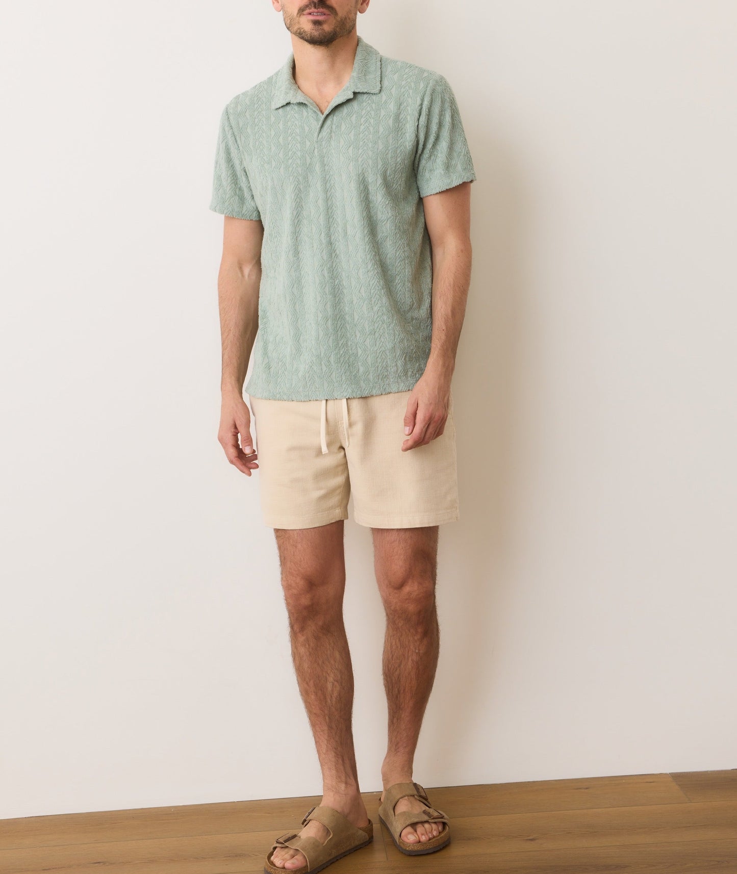 Textured Terry Polo