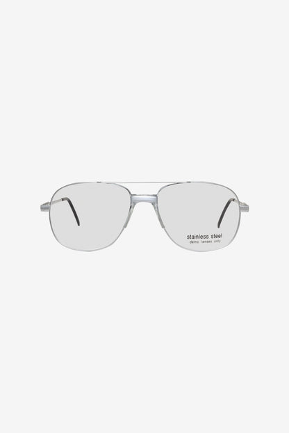 SGMETAL - Unisex Chrome Aviator Glasses