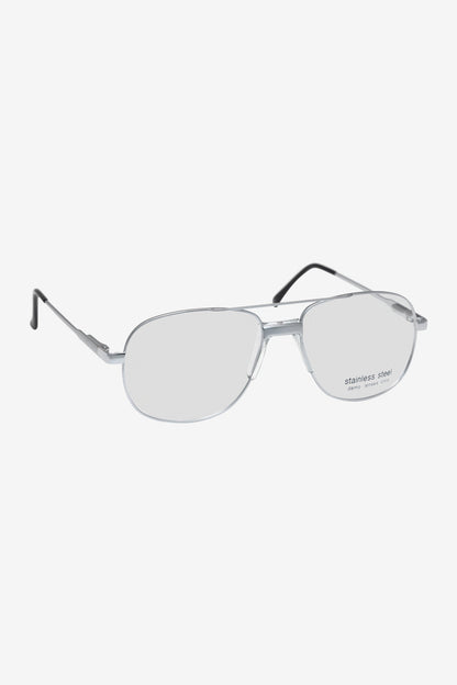 SGMETAL - Unisex Chrome Aviator Glasses