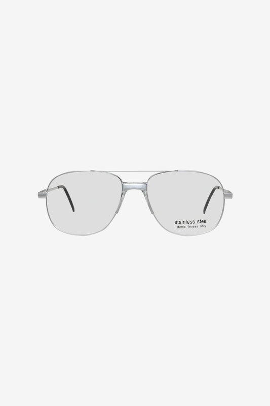 SGMETAL - Unisex Chrome Aviator Glasses