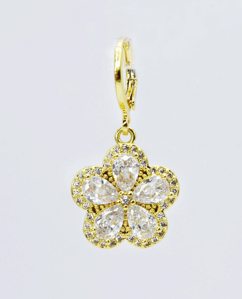 Treasure Jewels: Crystal Flower Charm