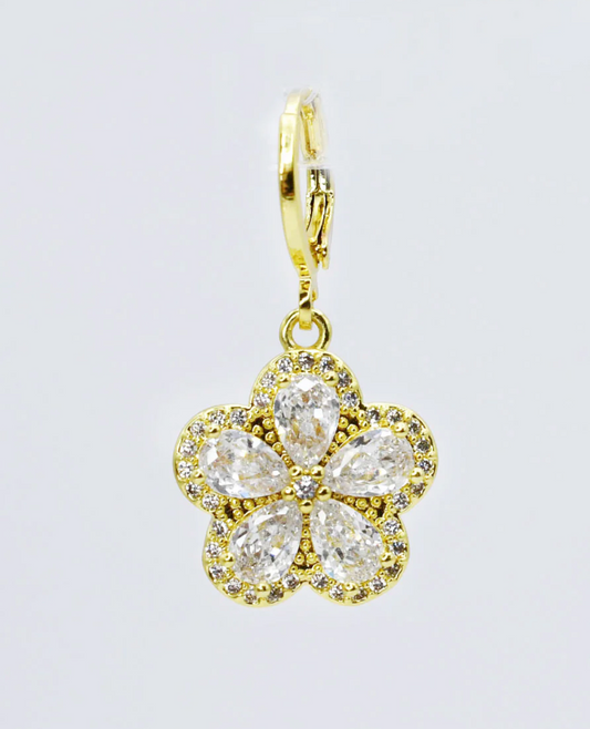 Treasure Jewels: Crystal Flower Charm