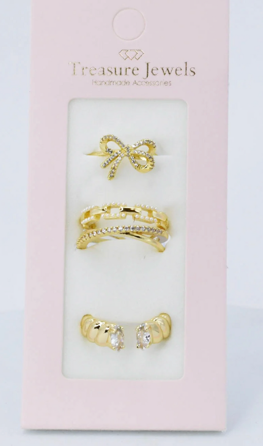 Treasure Jewels: Tiana Ring Set Gold