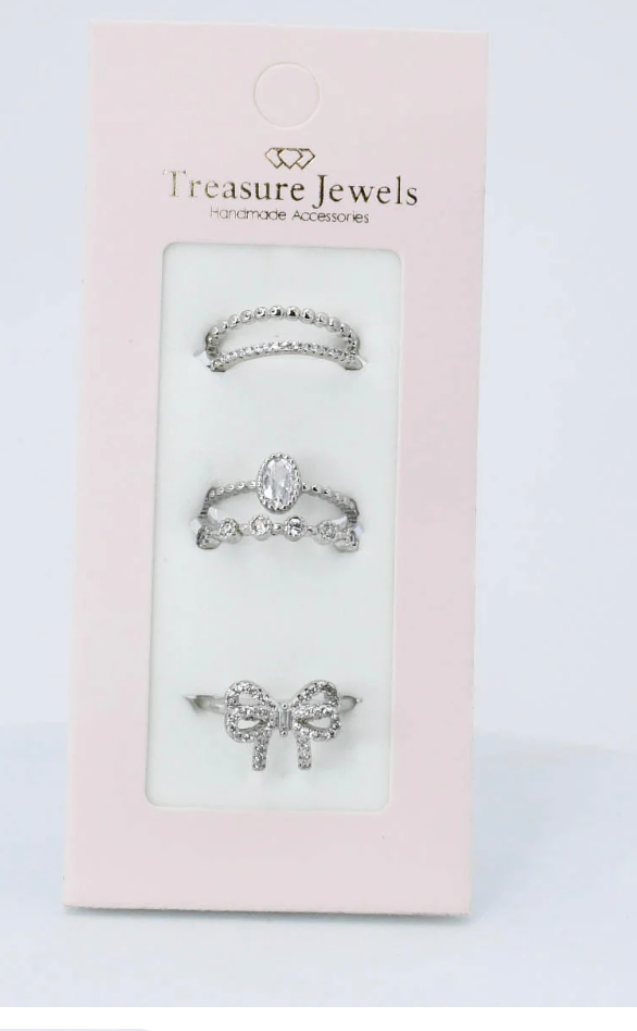 Treasure Jewels: Princess Silver Ring Set