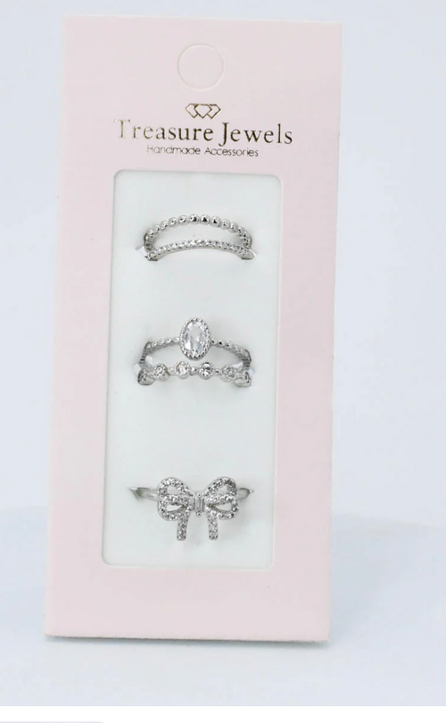Treasure Jewels: Princess Silver Ring Set