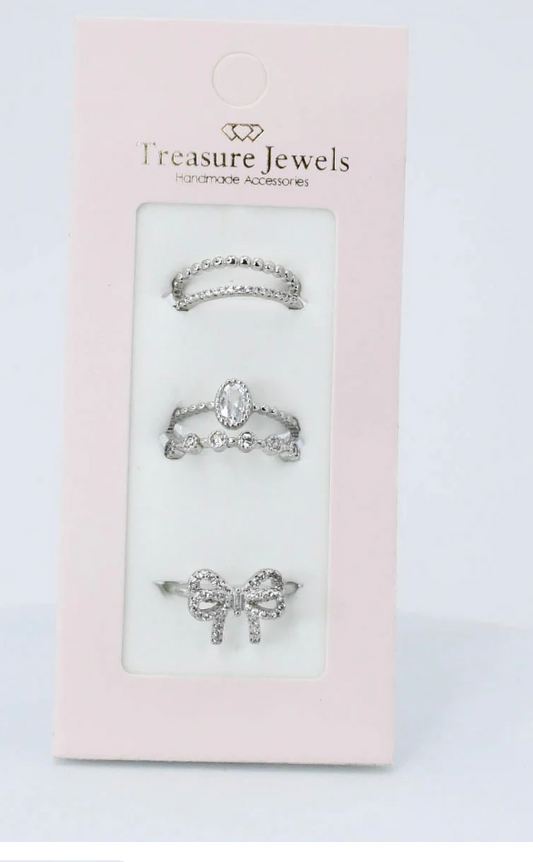 Treasure Jewels: Princess Silver Ring Set
