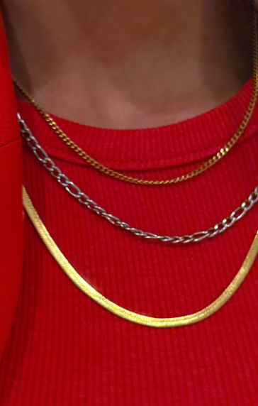 Two Toned Layered Necklace