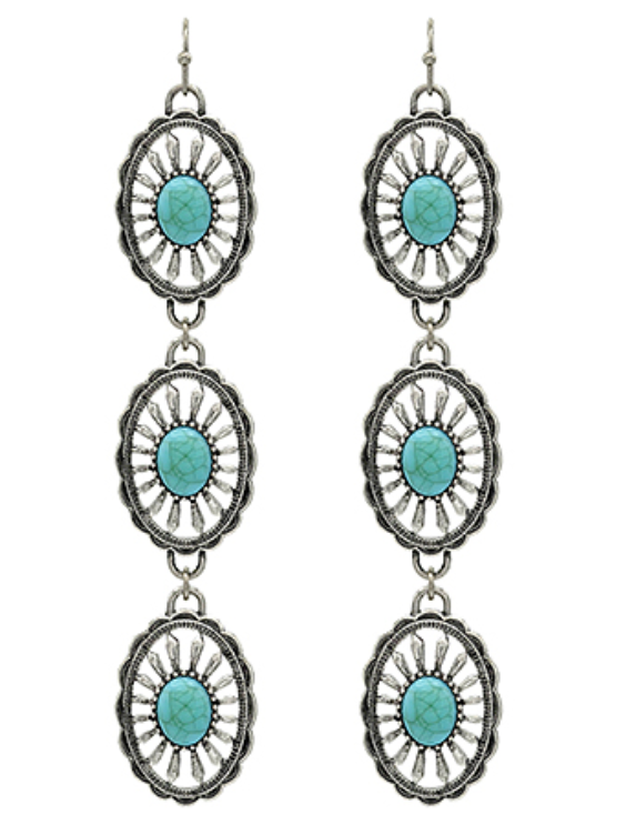 Western Wrapped Dangle Earring