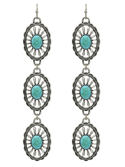 Western Wrapped Dangle Earring