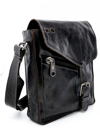 Venice Beach Crossbody, Black Rustic