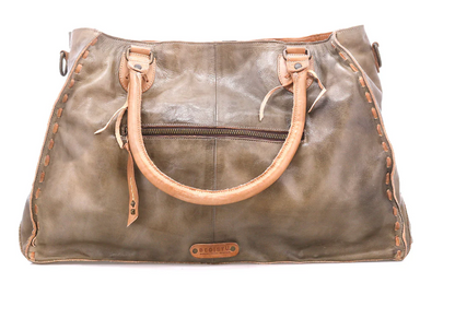 Rockaway Leather Tote, Taupe Oats Rustic