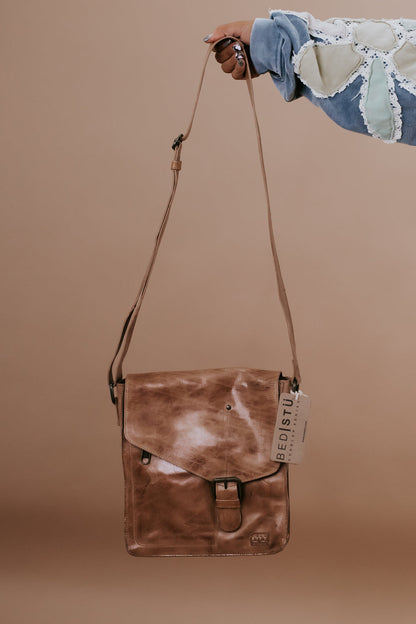 Venice Beach Crossbody, Tan Rustic