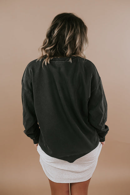 Vintage Sport Crewneck, Charcoal
