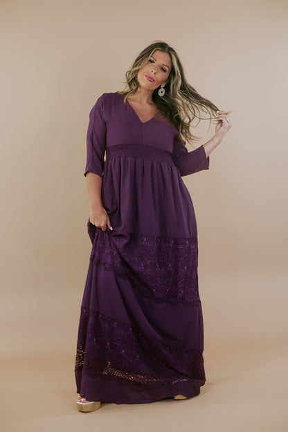 Something Timeless Maxi Dress, Purple