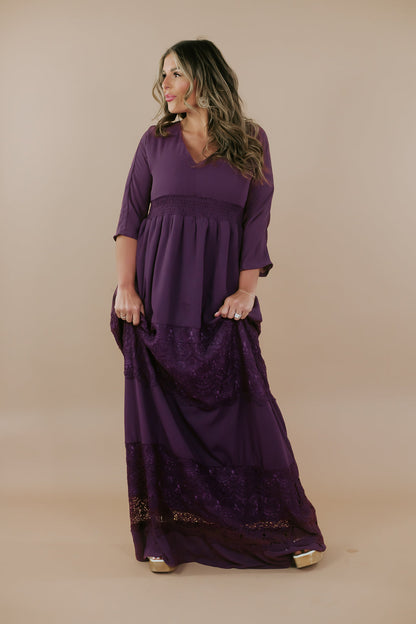 Something Timeless Maxi Dress, Purple