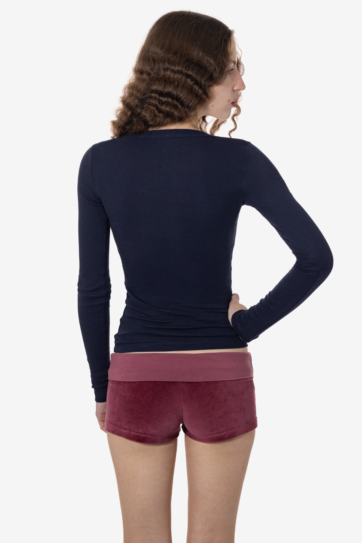 43082 - Baby Rib L/S Scoopneck Tee