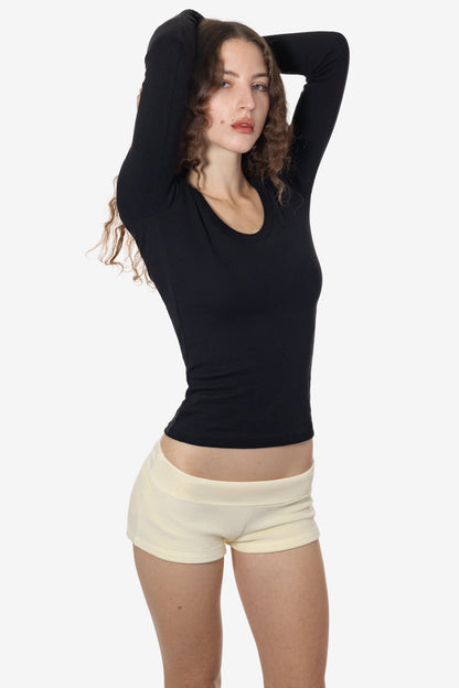 43082 - Baby Rib L/S Scoopneck Tee