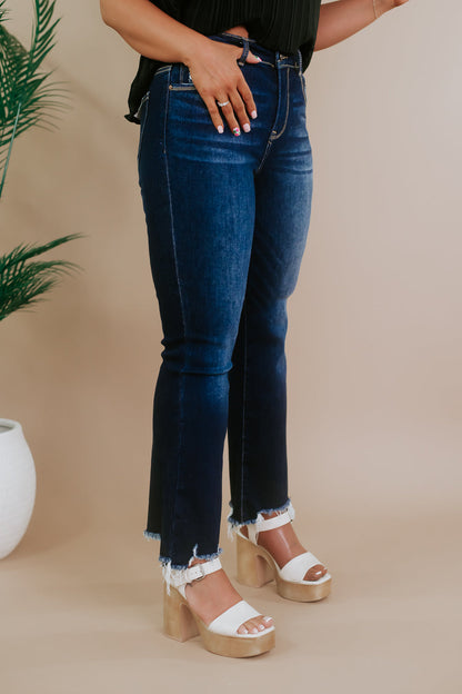 Tatum High Rise Straight Denim, Risen