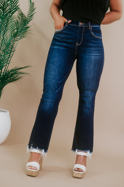 Tatum High Rise Straight Denim, Risen